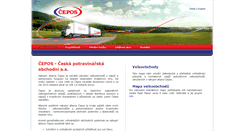 Desktop Screenshot of cepos.cz