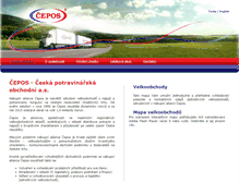 Tablet Screenshot of cepos.cz