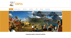 Desktop Screenshot of cepos.bo